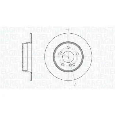 Precio De Fábrica Disco de freno MAGNETI MARELLI 361302040229